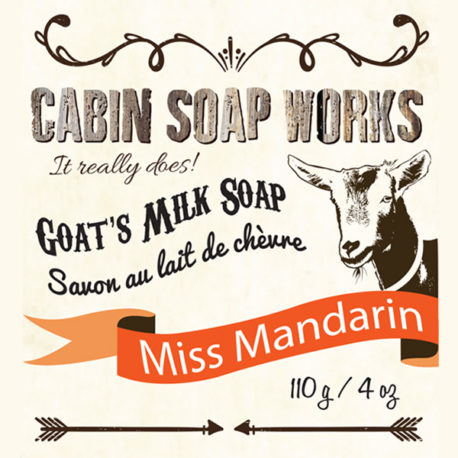 Miss Mandarin Goats Milk Soap