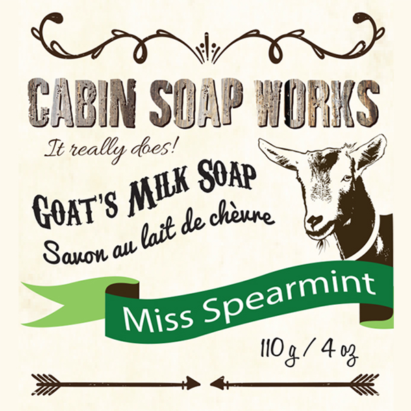 Miss Spearmint Goats Milk Soap