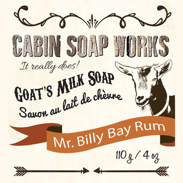 Mr. Billy Bay Rum Goats Milk Soap